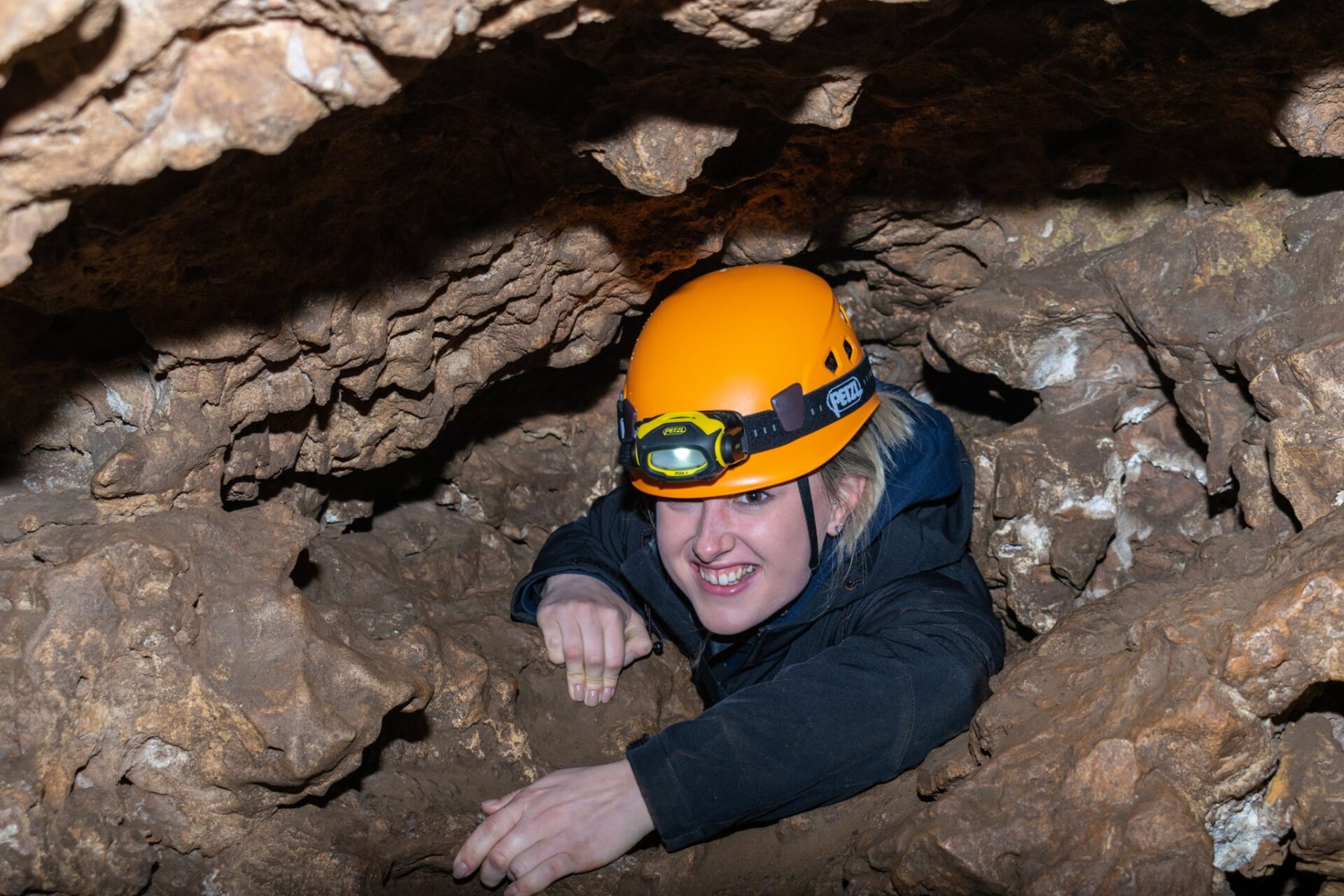 Caving adventure session